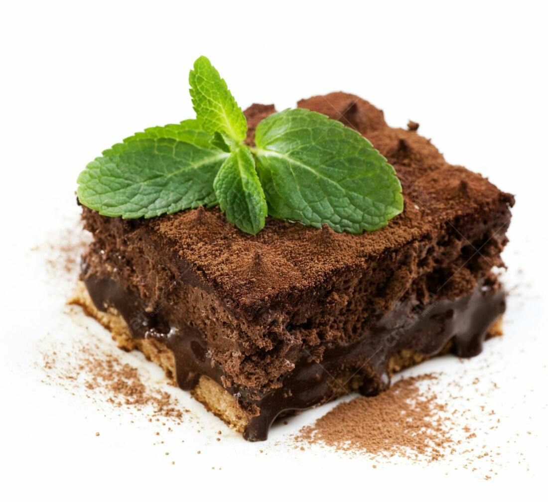 Bolo de Chocolate com Hortelã