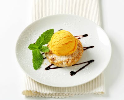 Sobremesas Sorvetes Pastéis Chocolate Imagem Alta Resolução 4K