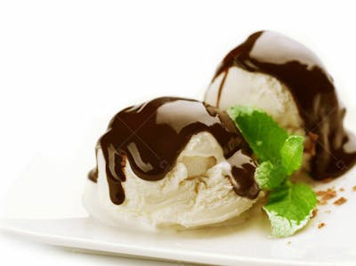 Sobremesas Sorvetes Doces Chocolate Imagem Alta Resolução 4K