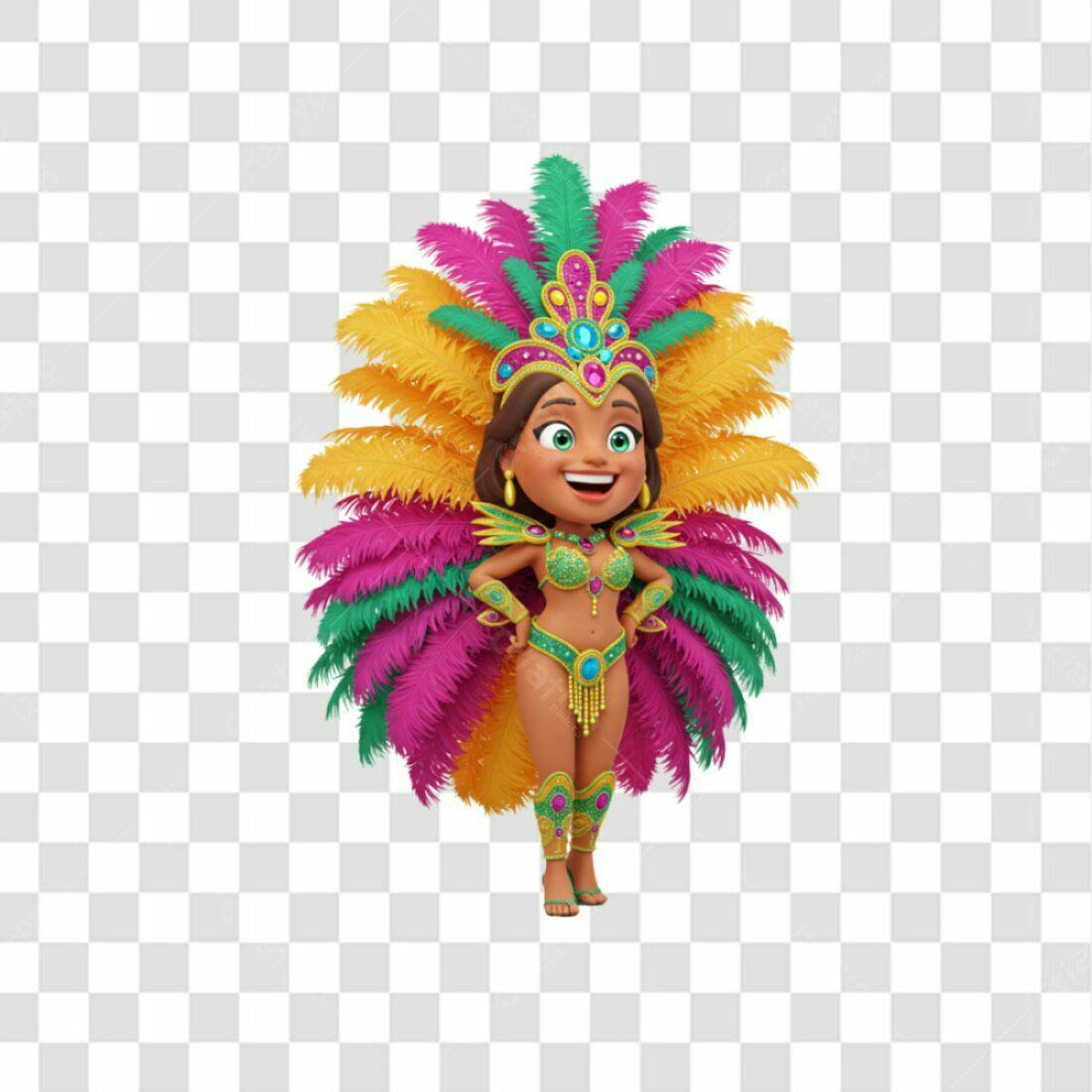 Icone Carnaval Brasileiro PNG com fundo transparente