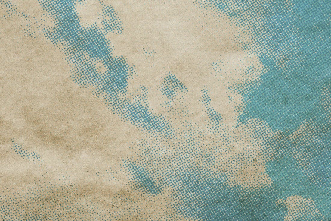 Textura papel kraft com efeito pontilhado azul para fundo