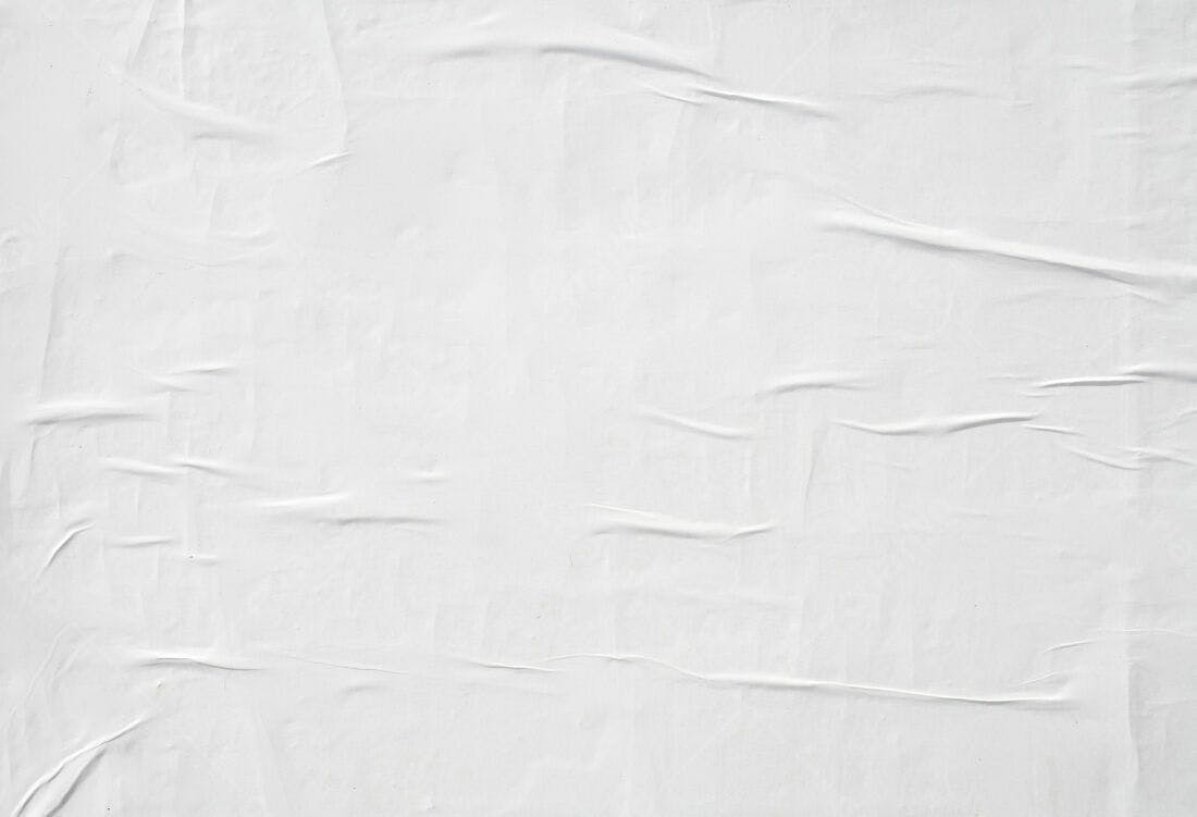 Textura Papel Amassado Branco para Fundo