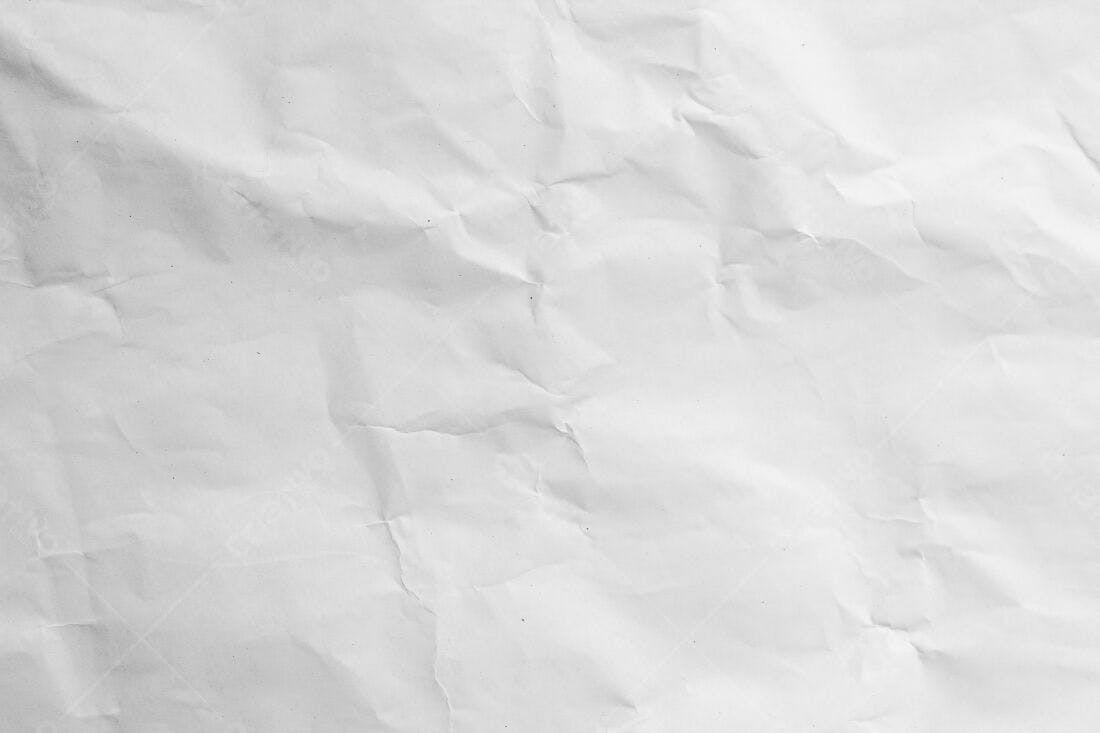 Textura Papel Amassado Branco para Fundo