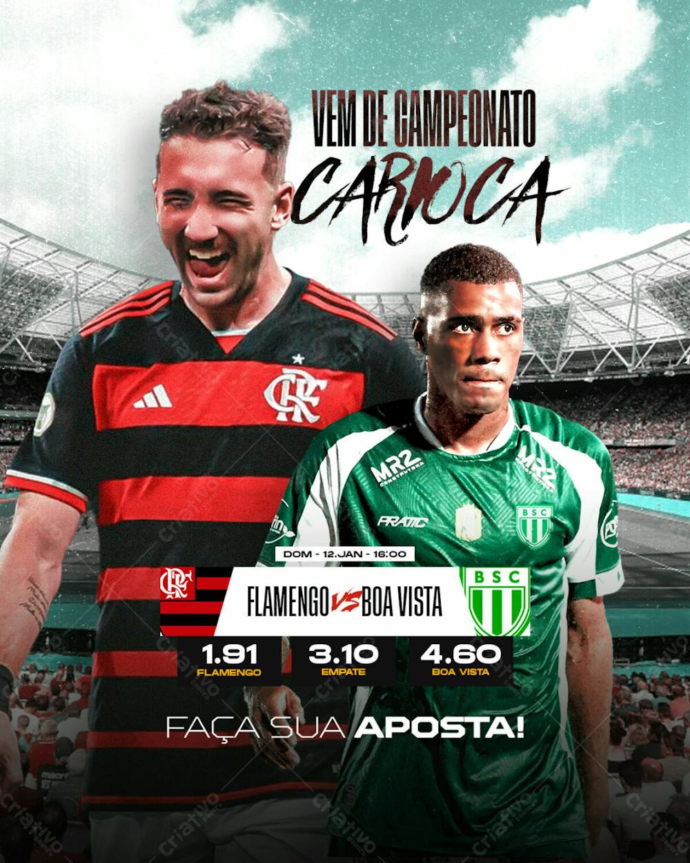 Jogo do Dia - Flamengo X Boa Vista