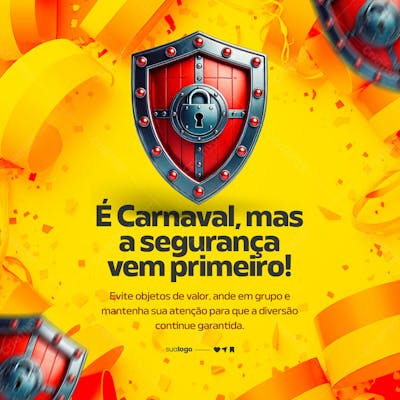 Social Media Frases De Carvanal Segurança