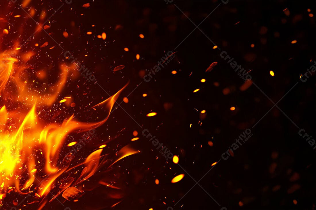 Textura Fogo Chamas para Fundo