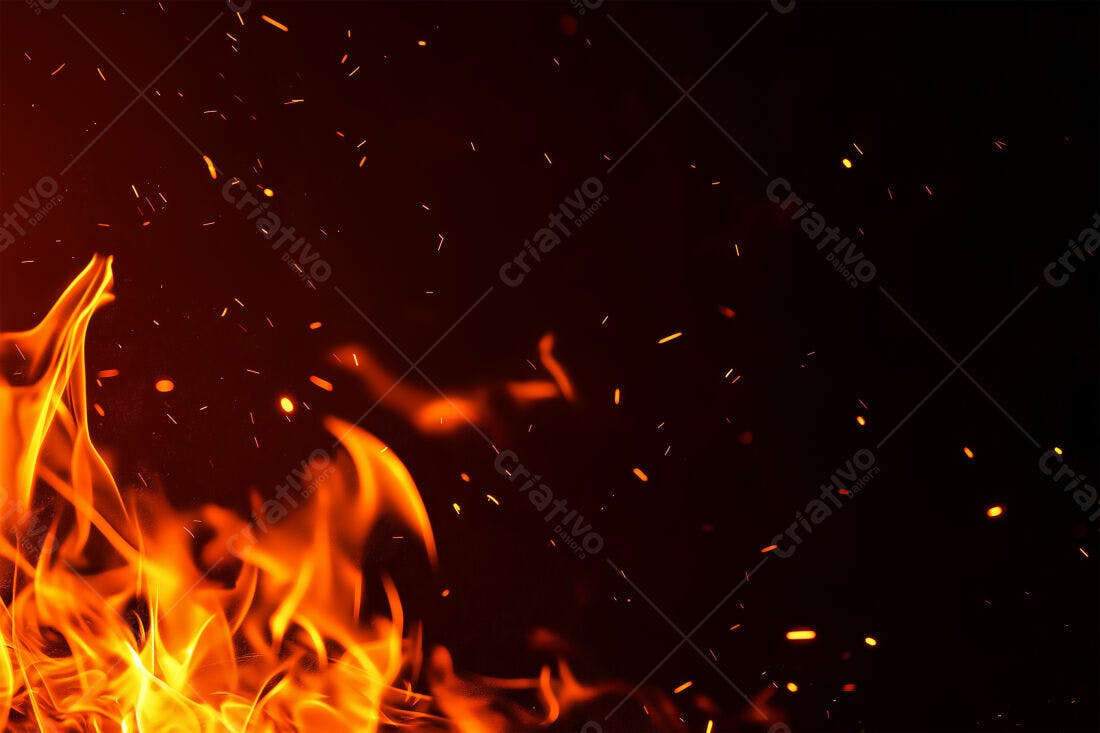 Textura Fogo Vibrante para Fundo