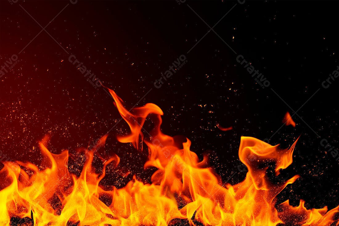 Textura Fogo Infernal para Fundo