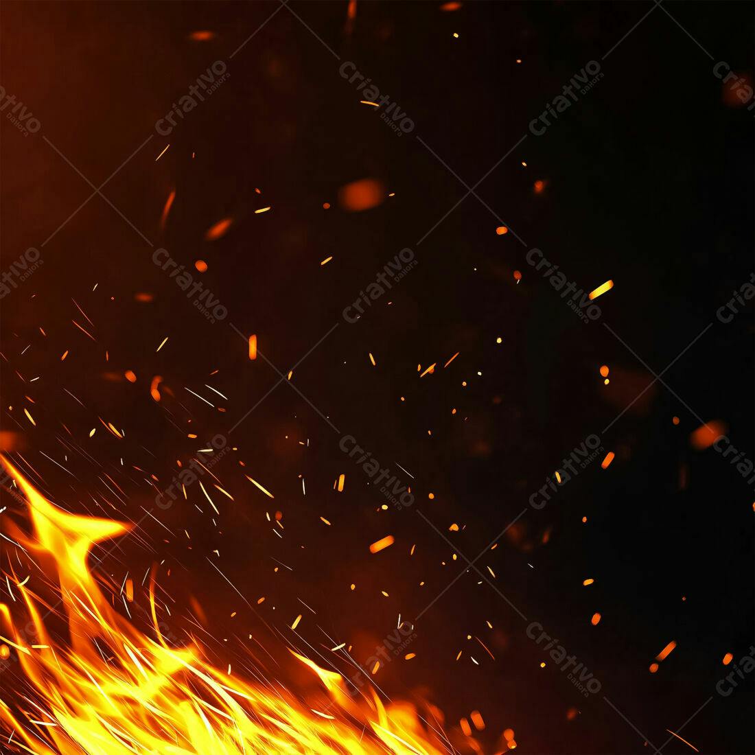 Textura Fogo e Faíscas para Fundo
