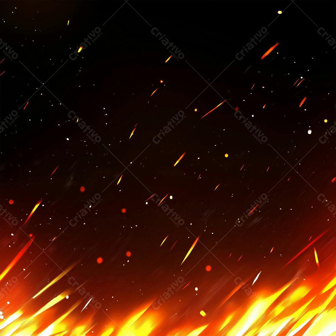 Textura Fogo e Faíscas para Fundo