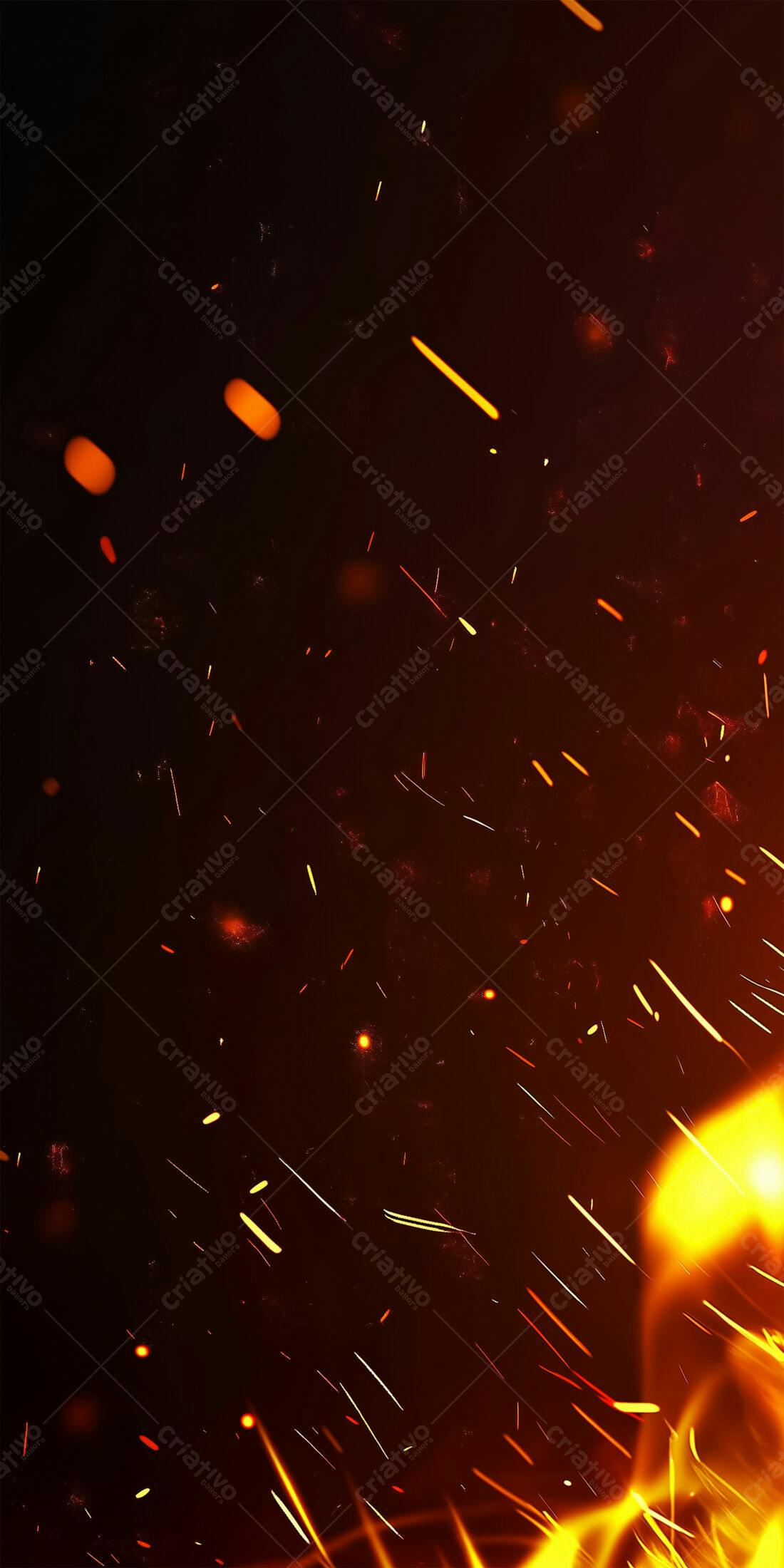 Textura Fogo Faíscas para Fundo