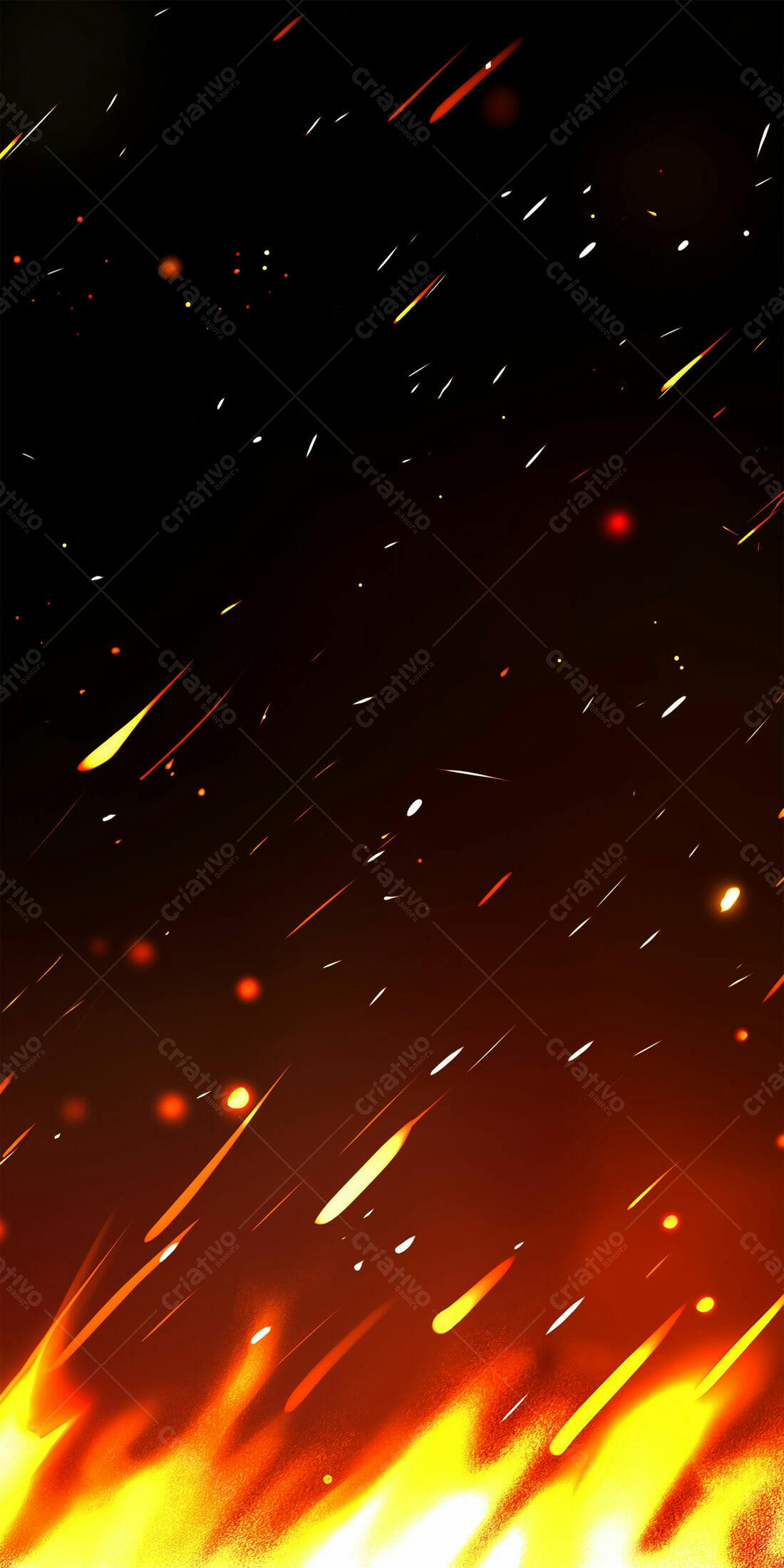 Textura Fogo Chamas para Fundo de Jogo