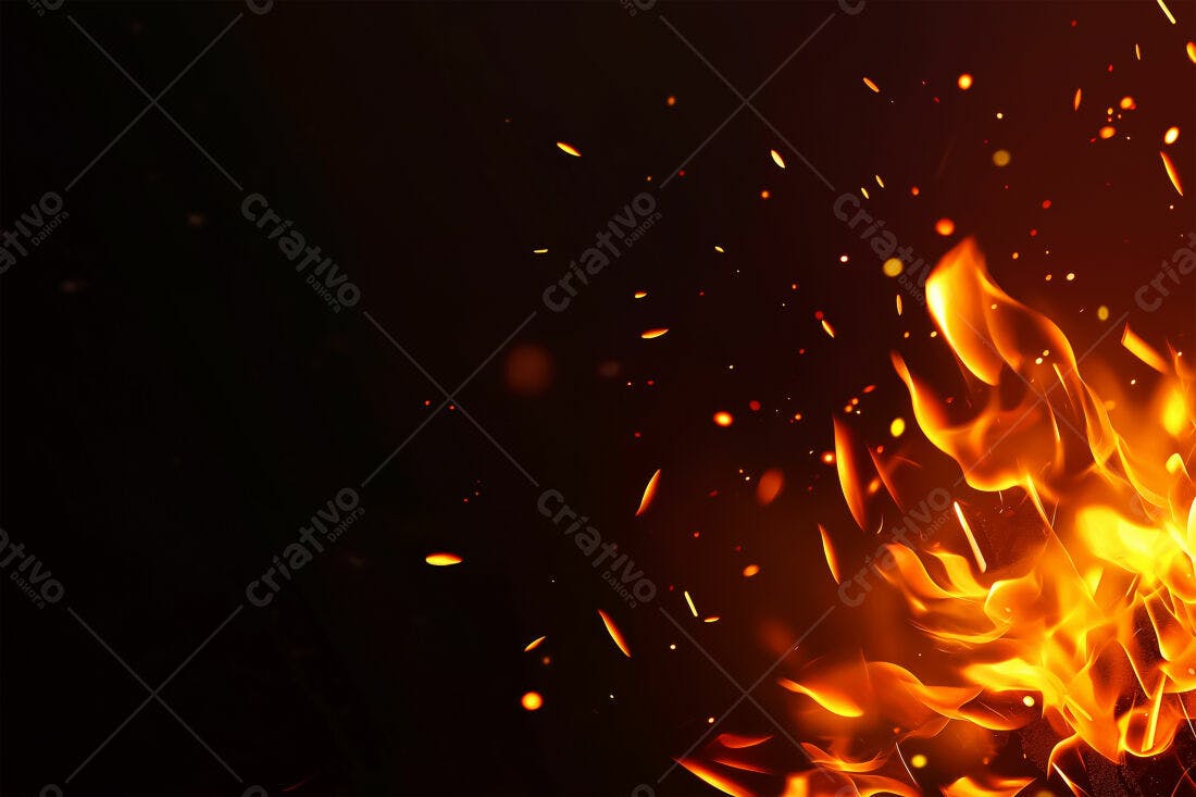 Textura Fogo Vibrante para Fundo