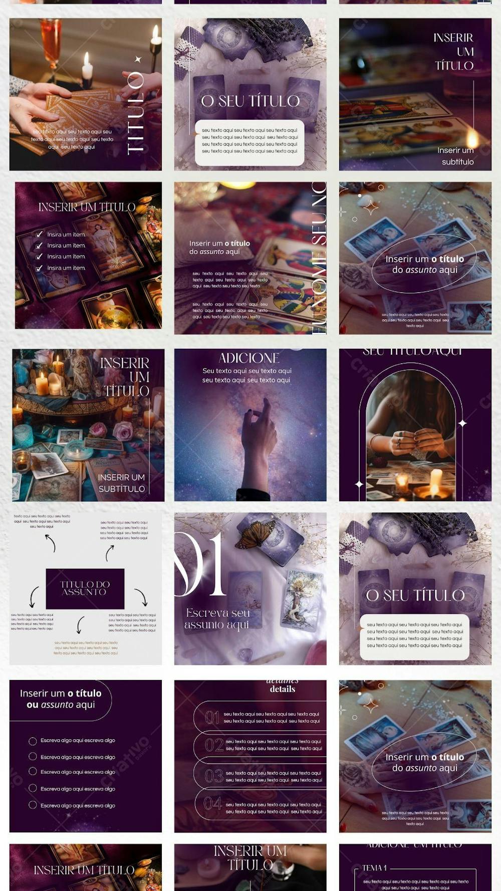 Pack Tarot Canva