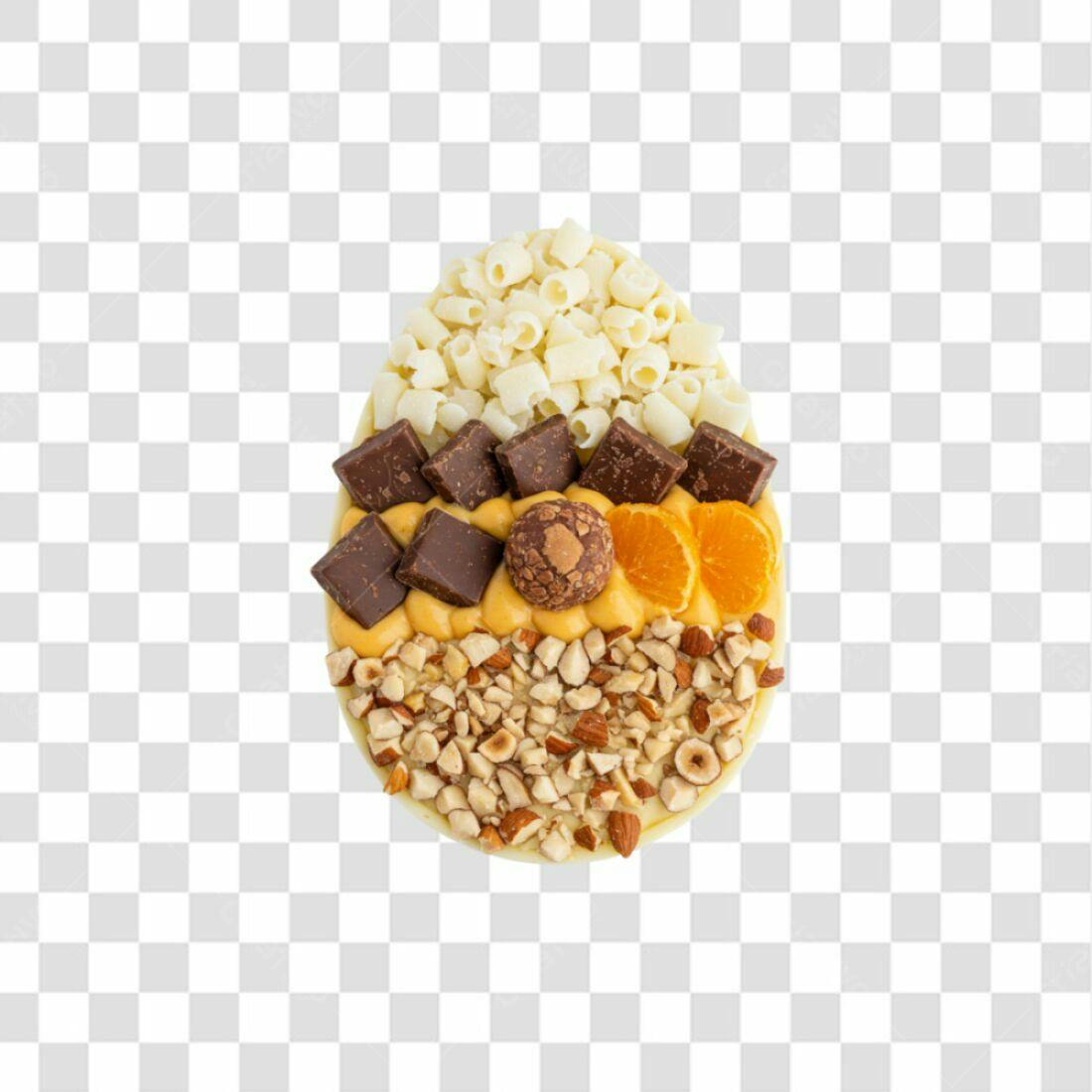 Ovo de Páscoa PNG com fundo transparente