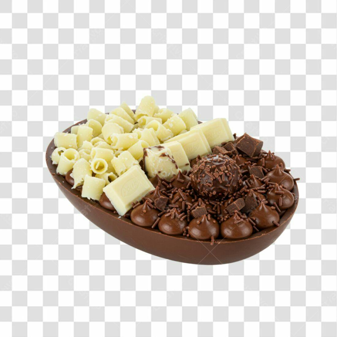 Imagem Ovo de Páscoa Chocolate PNG com fundo transparente
