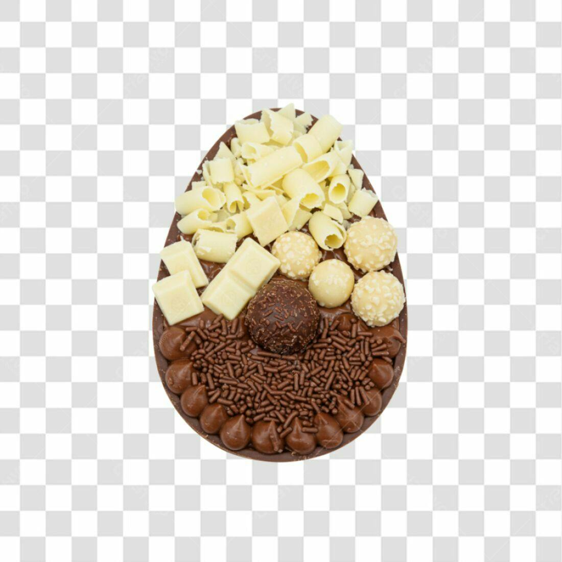 Imagem Ovo de Páscoa Chocolate PNG com fundo transparente