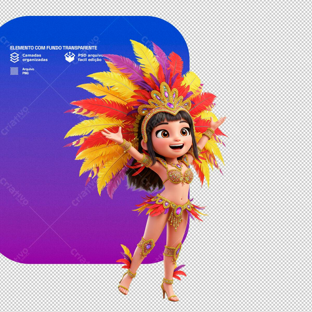PSD para Festa de Carnaval PSD Editável