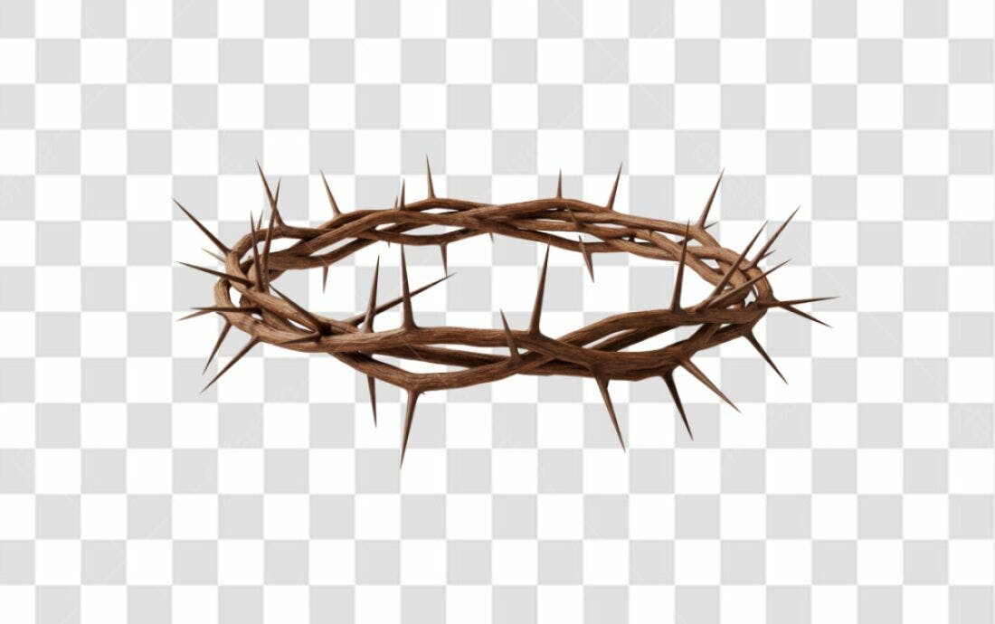 Icone Coroa de Espinhos PNG com fundo transparente