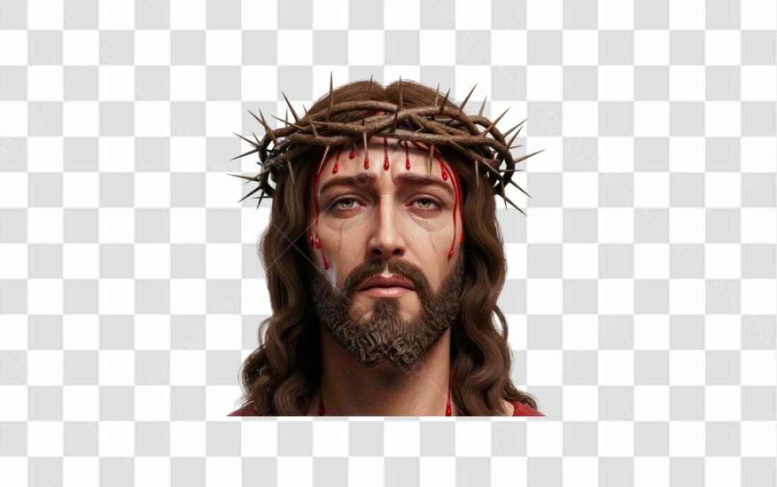 Icone Jesus Cristo Páscoa PNG com fundo transparente