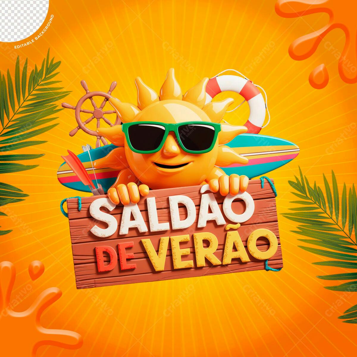 PSD para Saldão de Verão PSD Editável