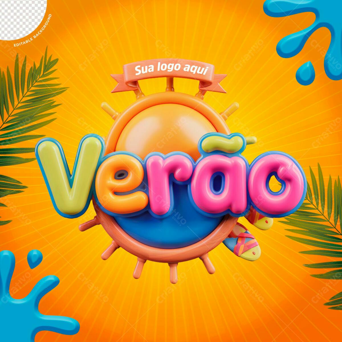 Banner Verão PSD Editável