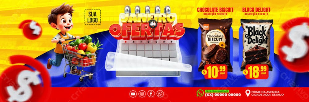 BANNER JANEIRO DE OFERTAS SUPERMERCADO REDES SOCIAIS