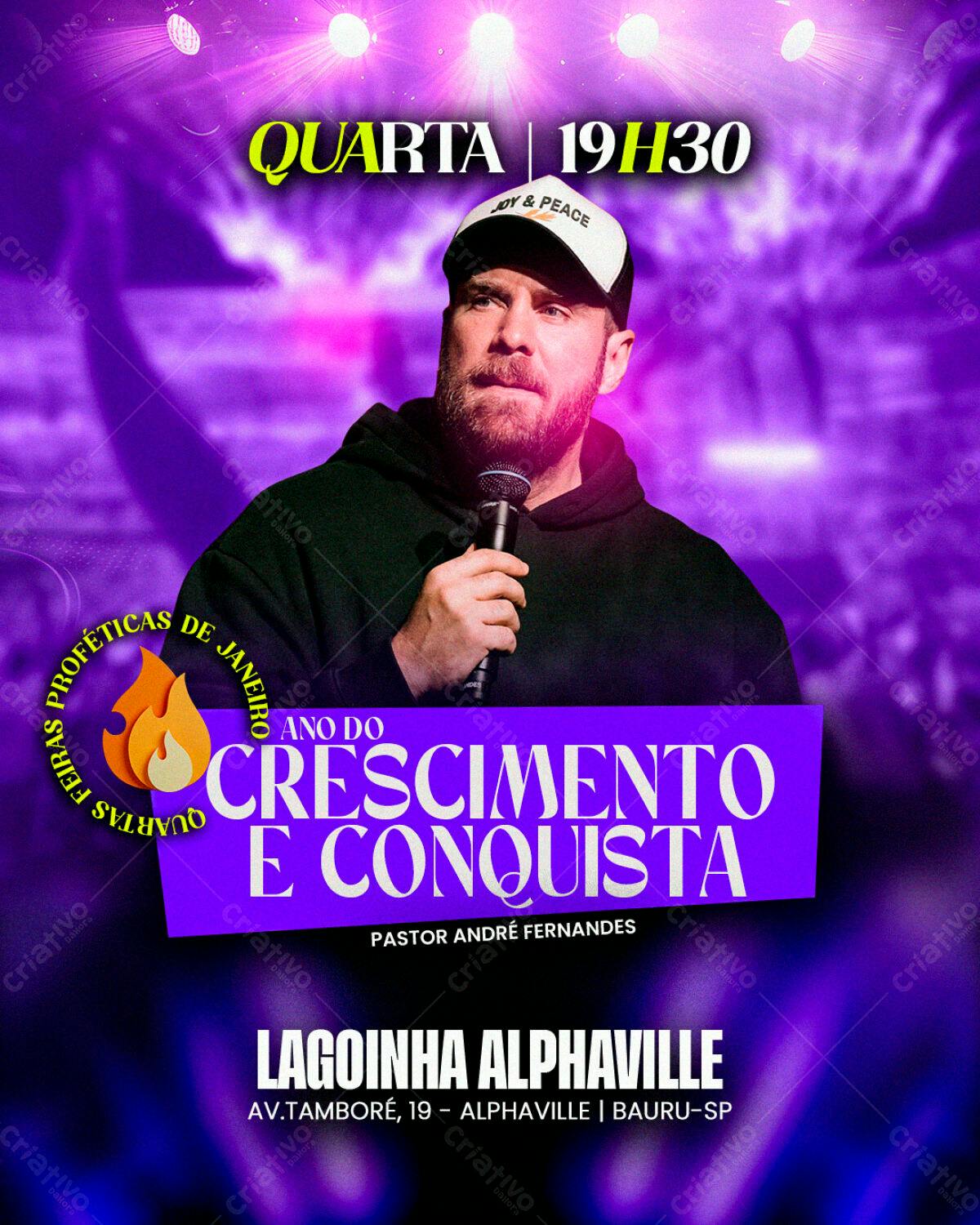 Flyer para Evento Religioso PSD Editável