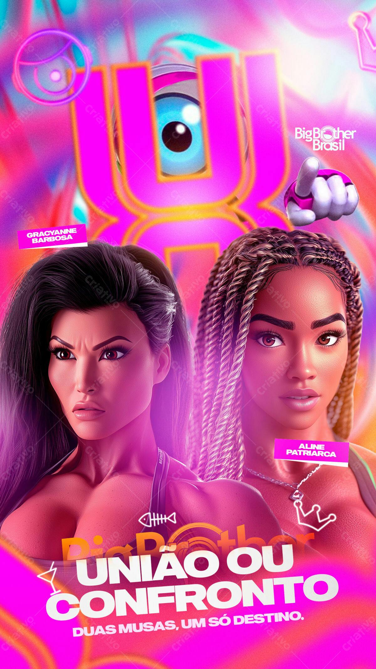 Flyer Big Brother Brasil PSD Editável