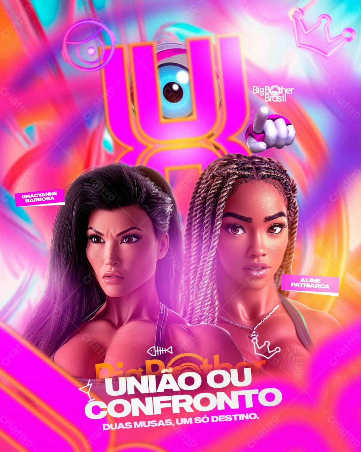 Flyer Big Brother Brasil PSD Editável