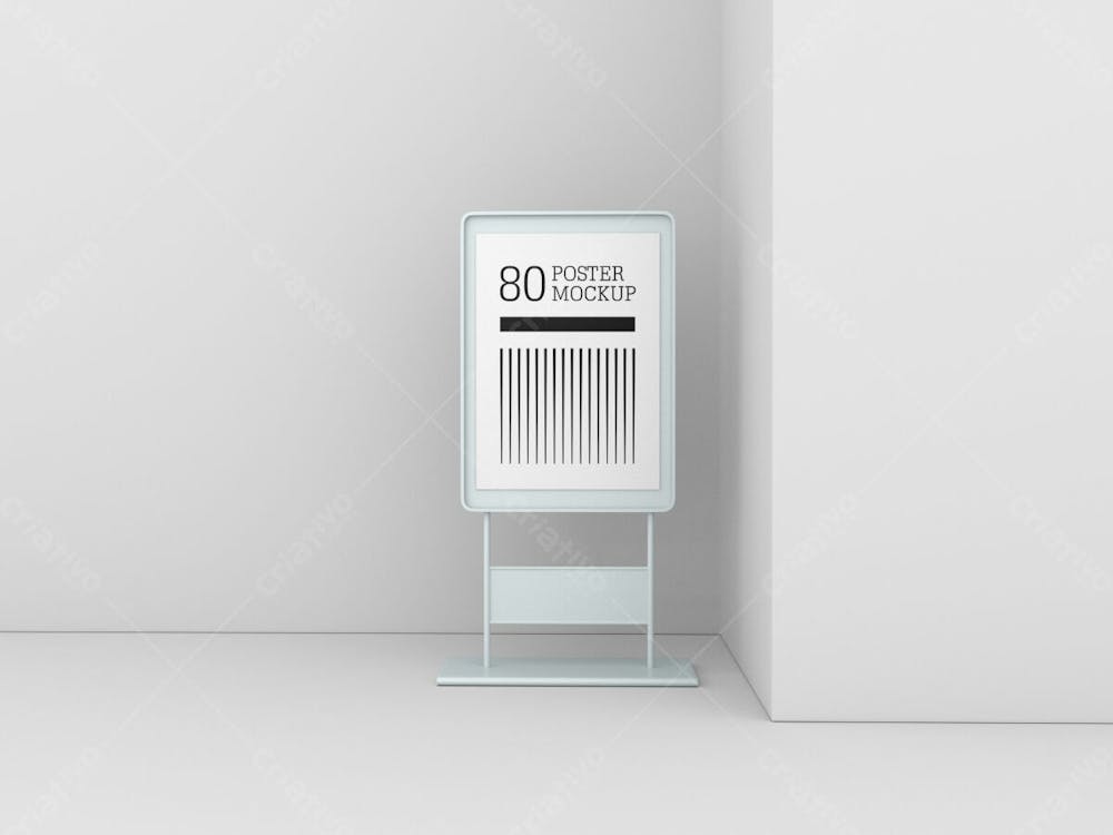 A 4 Poster Advertising Mockup Editable Psd