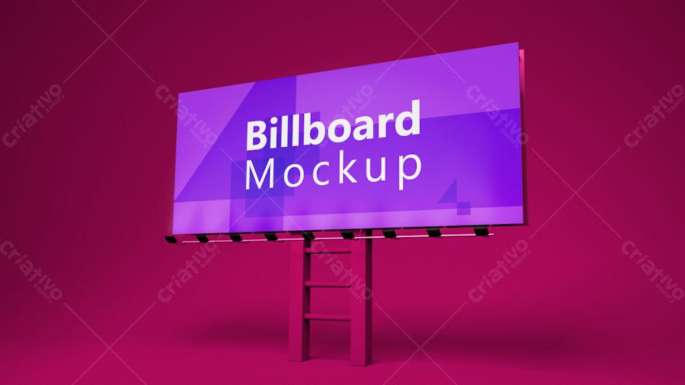 Horizontal Billboard With Editable Backgroundmockup Editable Psd