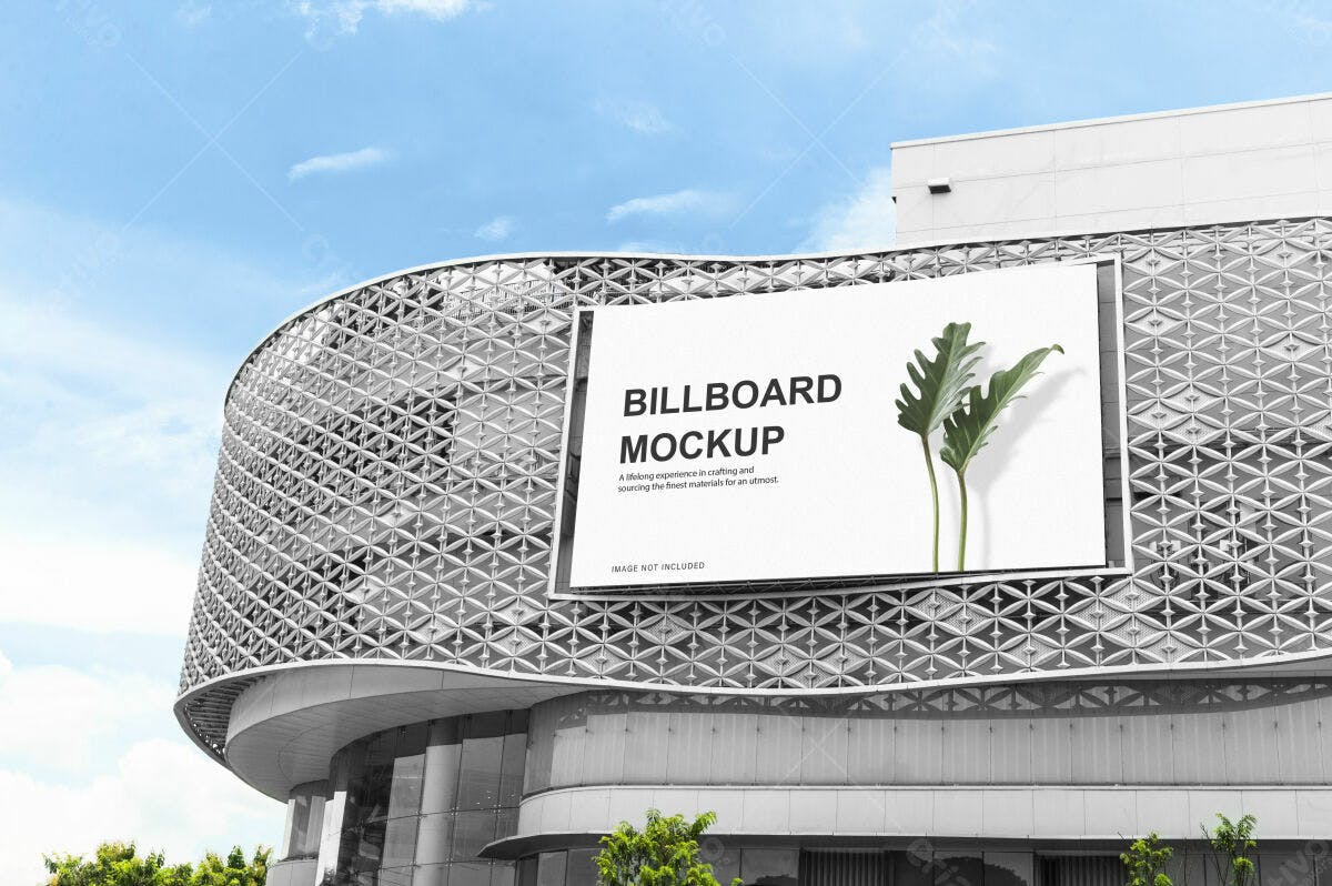 Mockup de Billboard para Propaganda PSD Editável