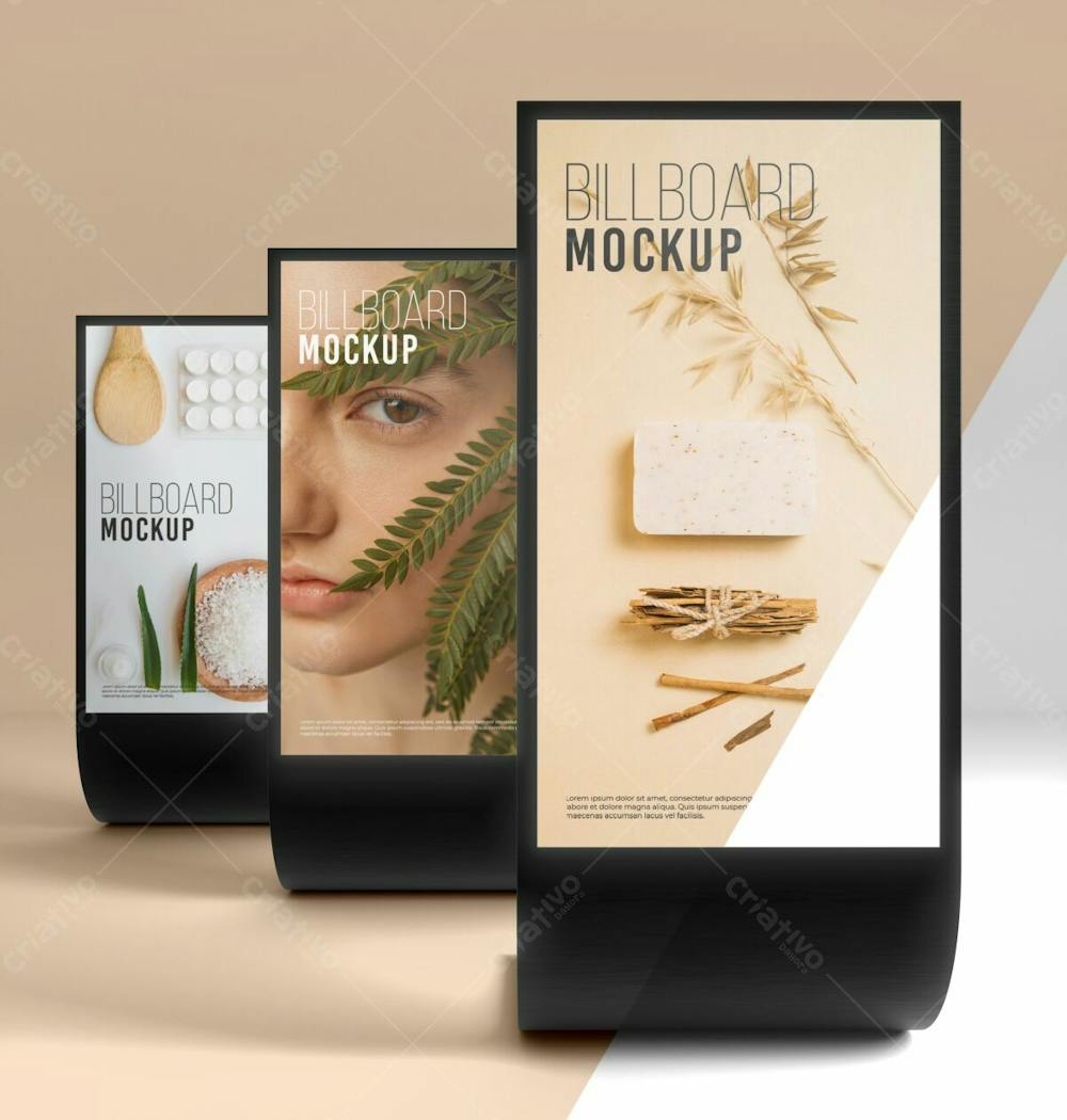 Billboard Studio Mockup Editable Psd