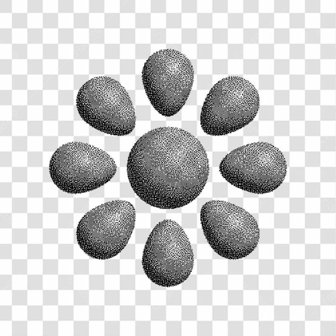 Icone Páscoa Ovos PNG com fundo transparente