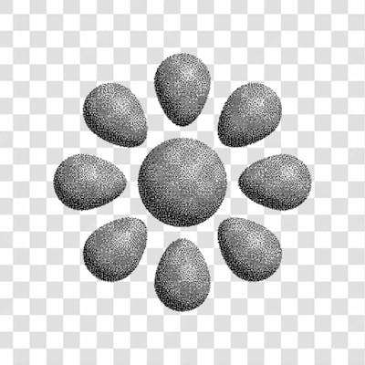 Y 2K Characters Halftones Shapes For Posters Flyers Png Transparent Background