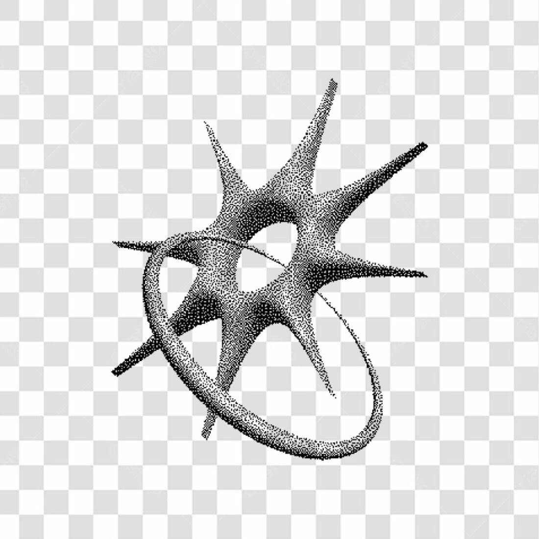 Icone abstrato em PNG com fundo transparente
