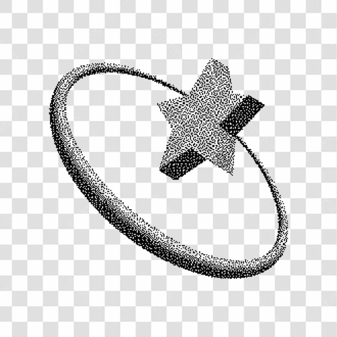 Ícone Estrela em Órbita PNG com fundo transparente