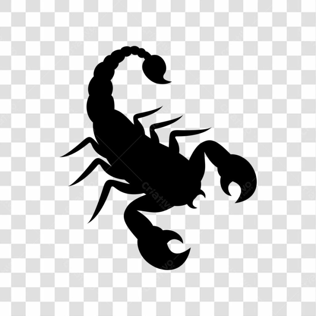 Icone Escorpião PNG com fundo transparente