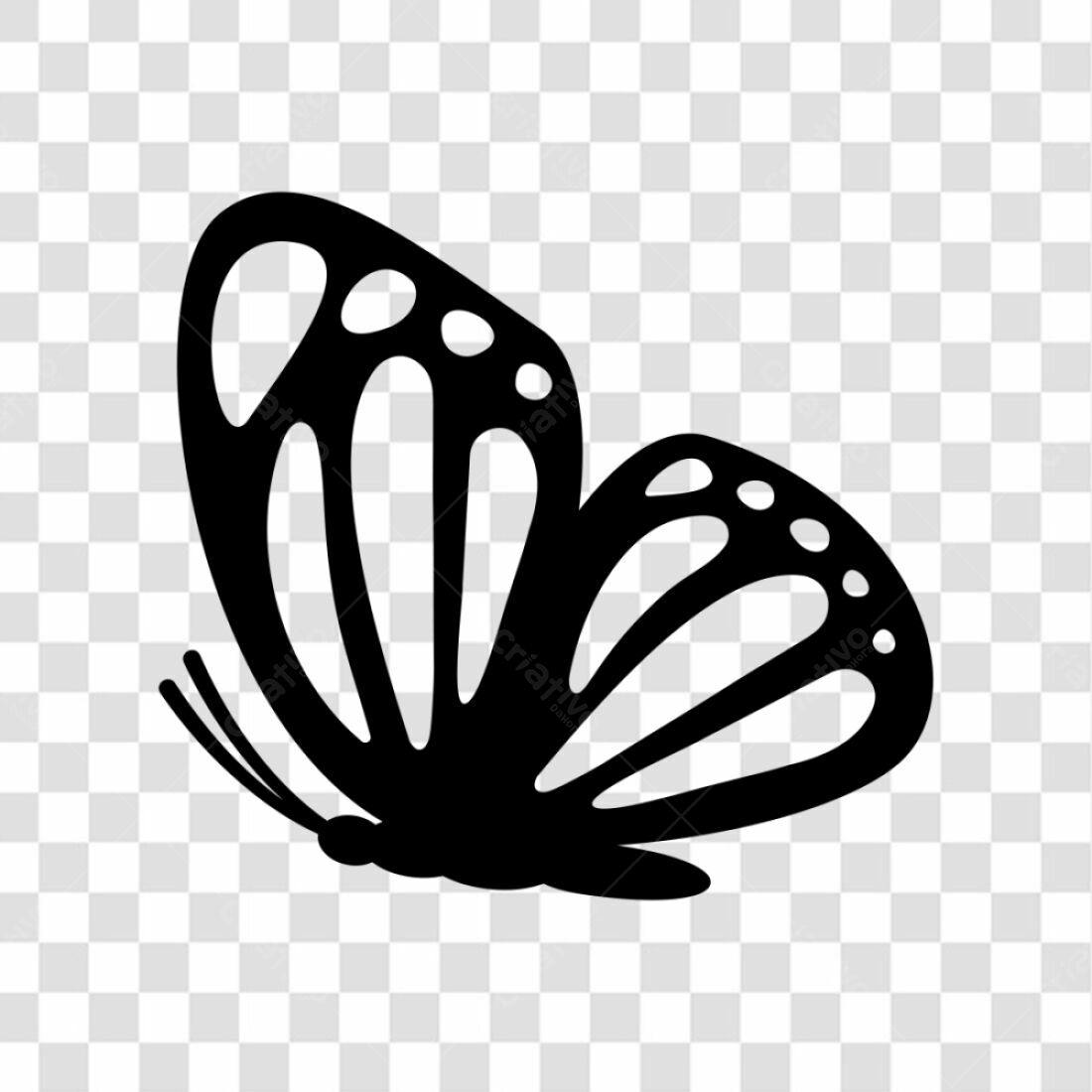 Ícone Borboleta PNG com fundo transparente