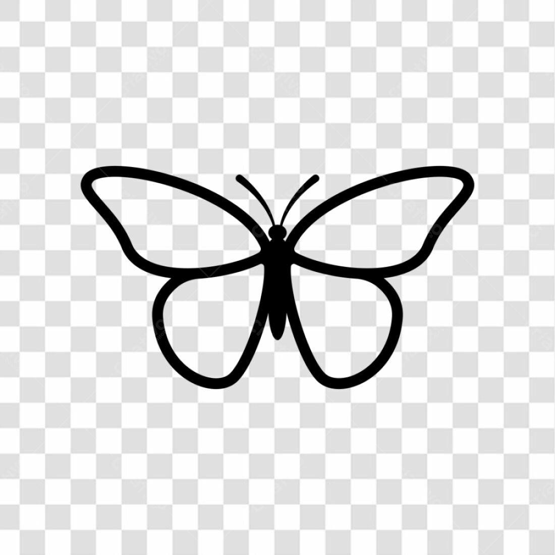 Ícone Borboleta PNG com fundo transparente