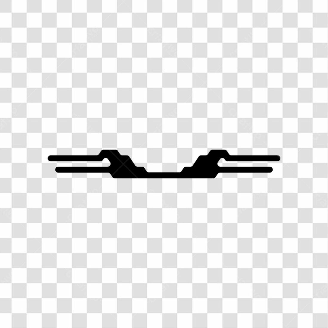 Divisor PNG com fundo transparente