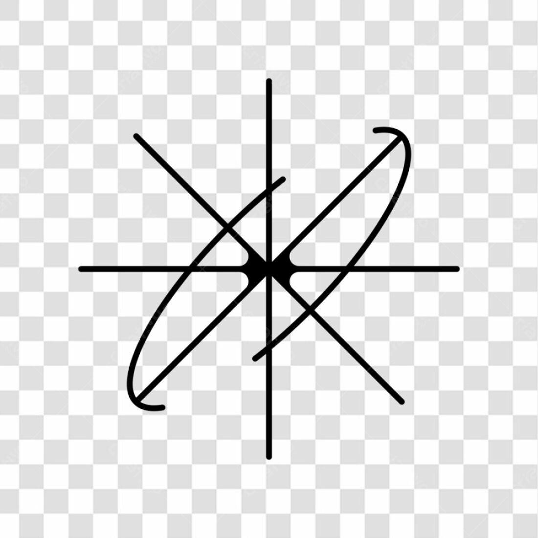 Ícone abstrato geométrico PNG com fundo transparente