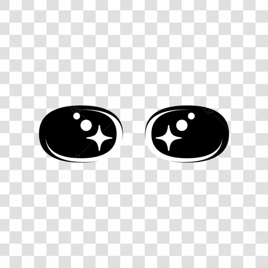Ícone Olhos Brilhantes PNG com fundo transparente