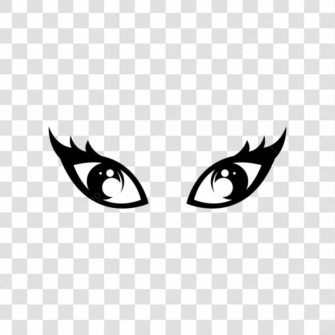 Ícone Olhos Estilizados PNG com fundo transparente