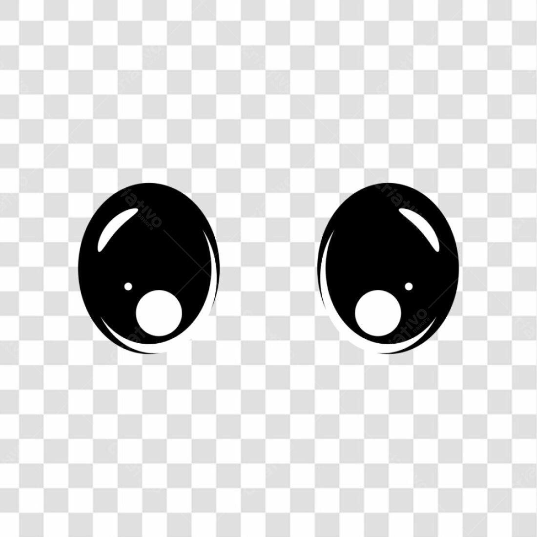Icone Olhos grandes PNG com fundo transparente