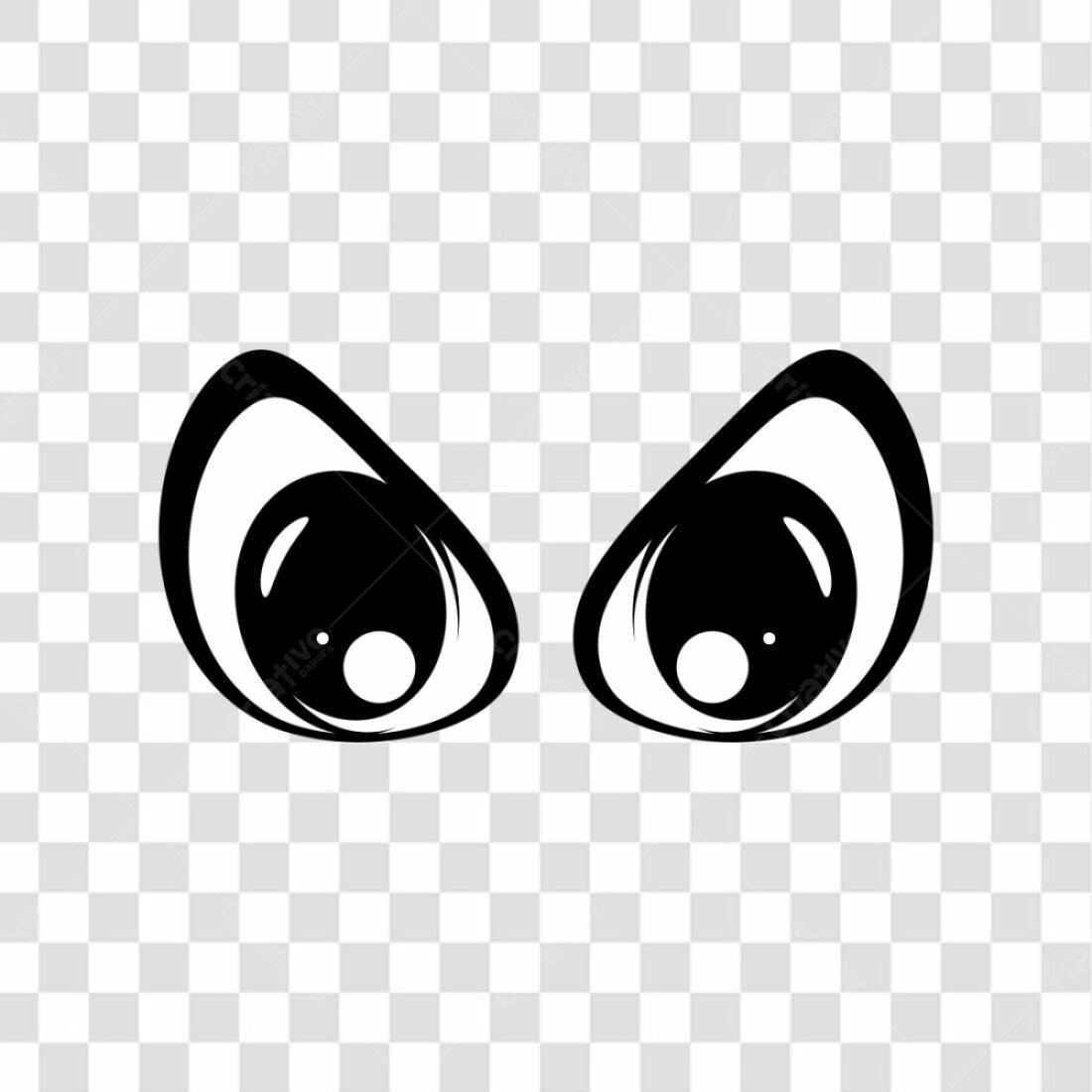Icone Olhos Bravos PNG com fundo transparente