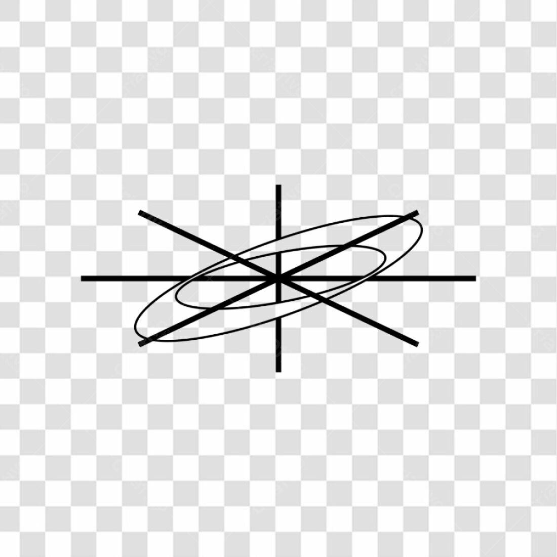 Ícone abstrato sistema solar PNG com fundo transparente