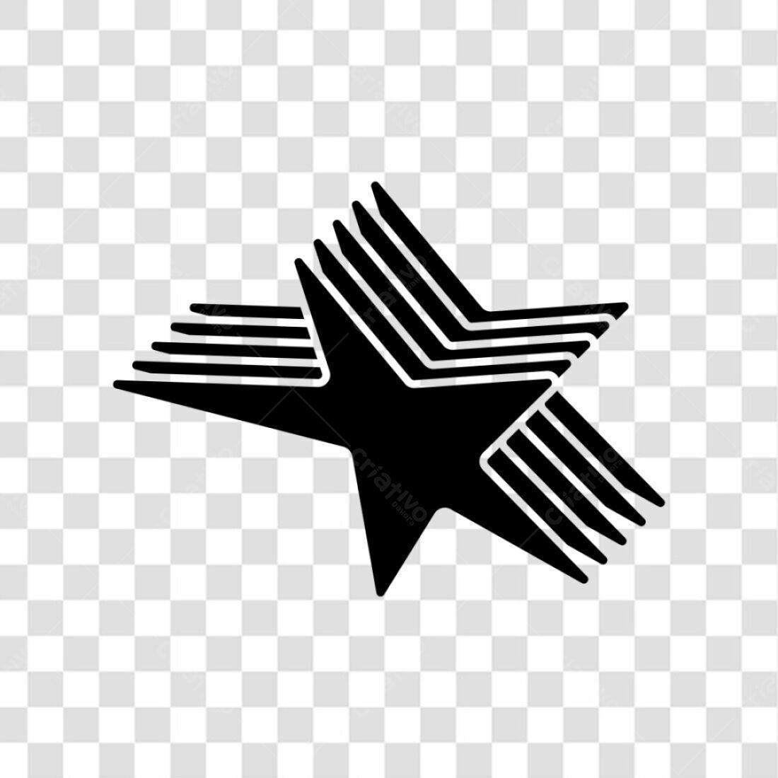 Icone Estrelas sobrepostas PNG com fundo transparente