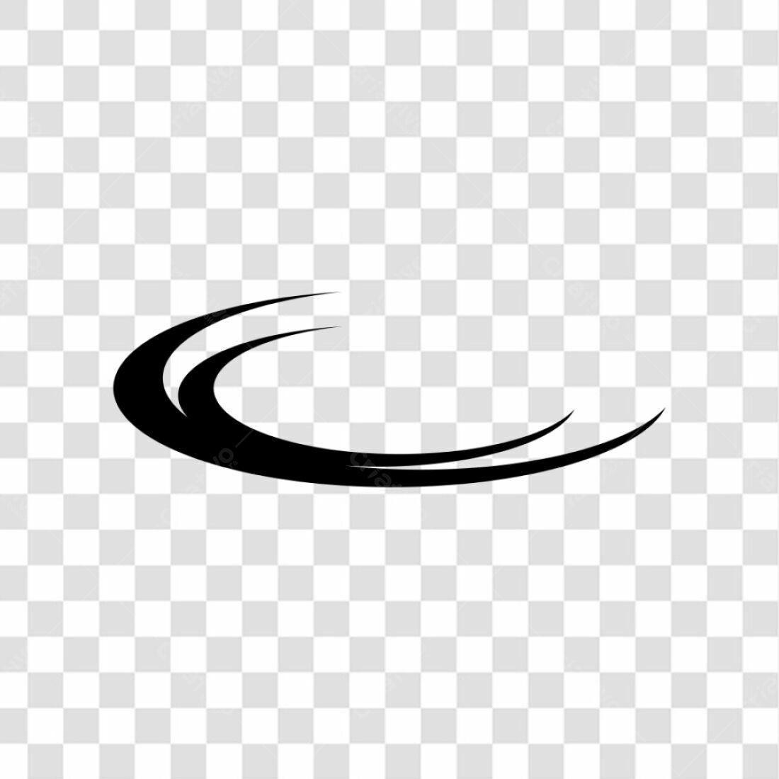 Icone abstrato em preto PNG com fundo transparente